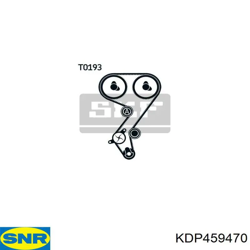 ГРМ ремни, комплект SNR KDP459470 цена, от 97.10 USD