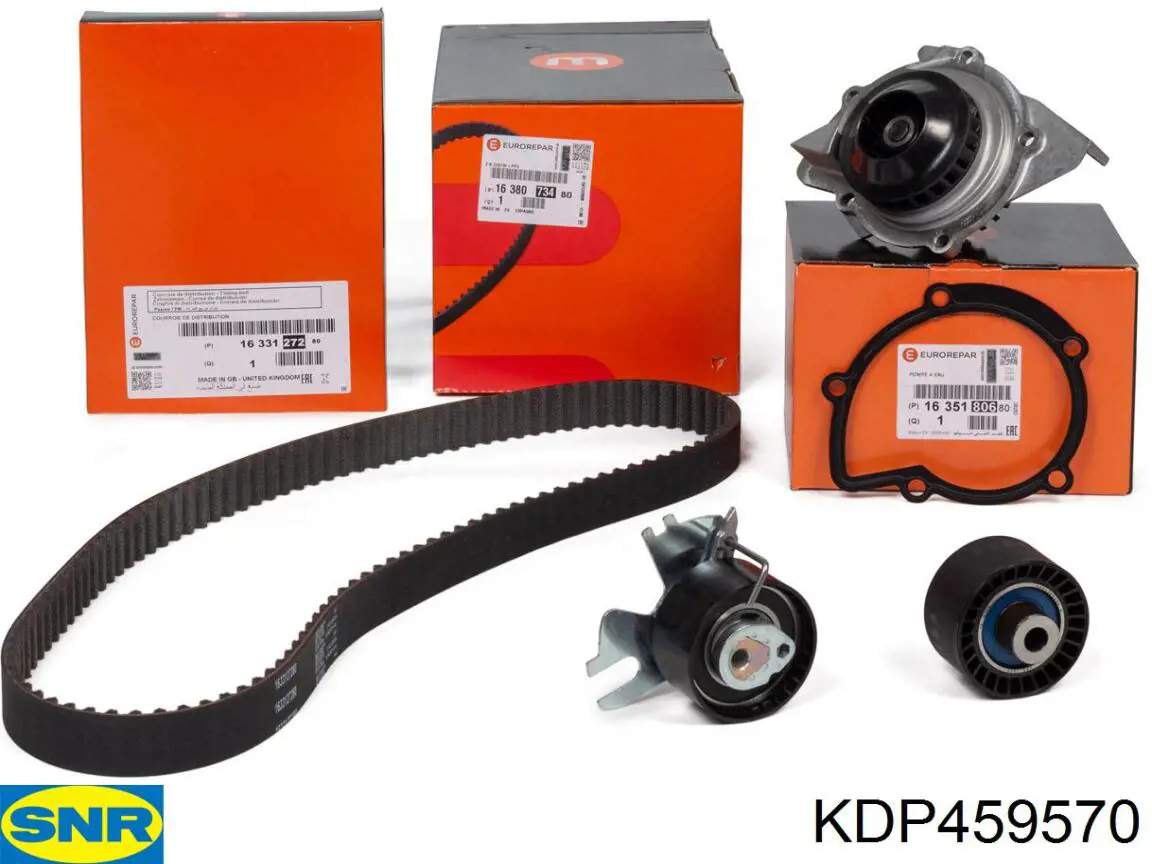 ГРМ ремни, комплект SNR KDP459570 цена, от 102.10 USD