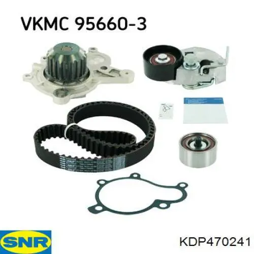 KDP470241 SNR Комплект ремня ГРМ