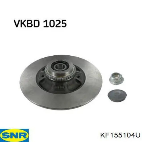 Задний дисковый тормоз Renault (RVI) 8660003524