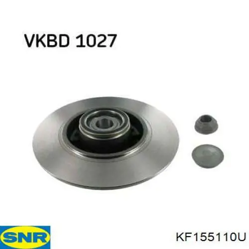 KF155110U SNR диск тормозной задний
