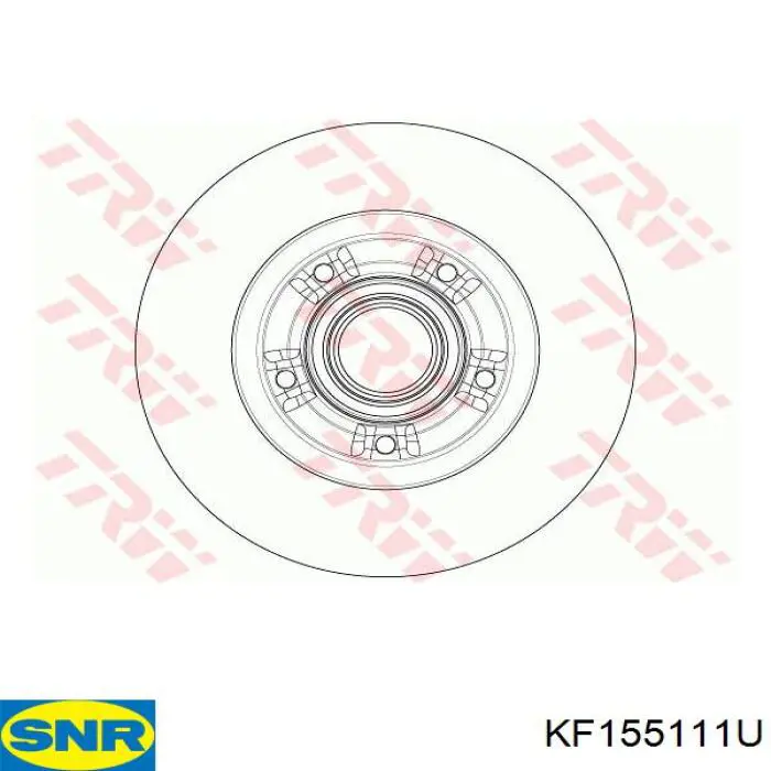 Задний дисковый тормоз SNR KF155111U