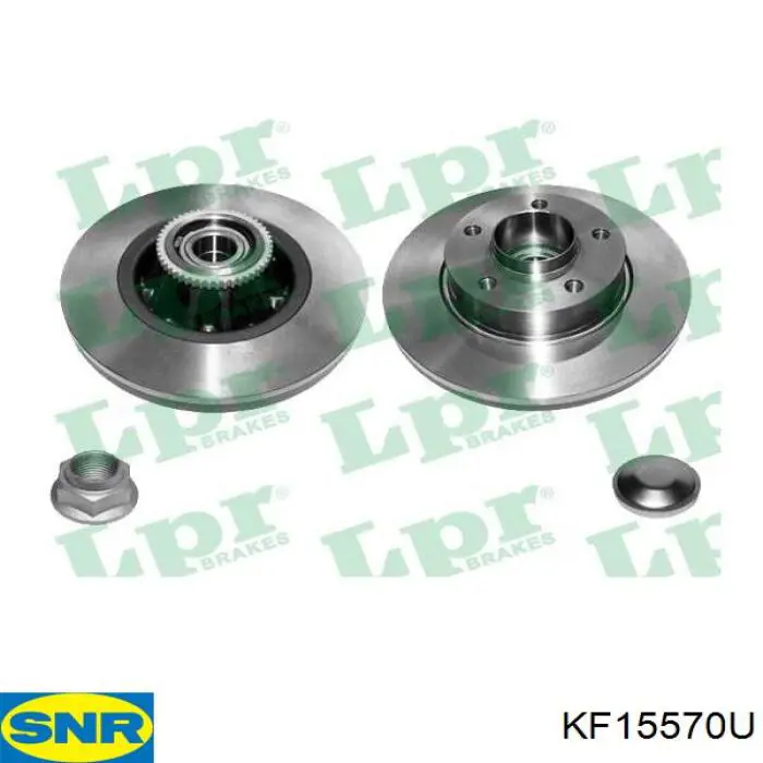 Задний тормозной диск SNR KF15570U цена, от 87.89 USD