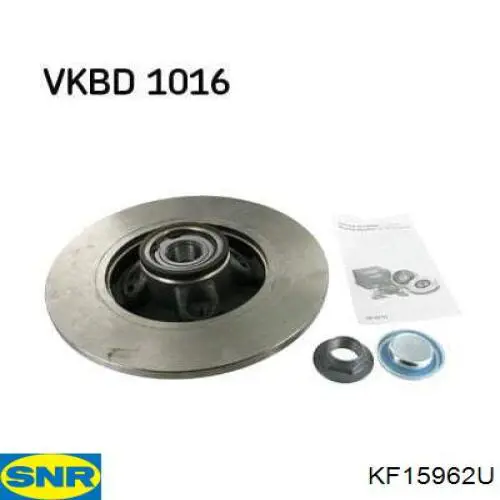 KF159.62U SNR диск тормозной задний