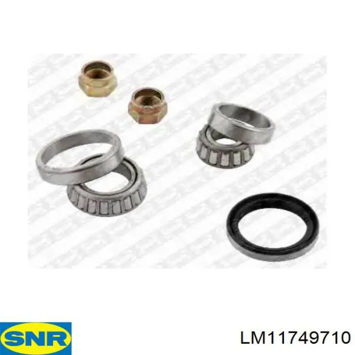 Подшипник ступицы задней наружный SNR LM11749710 цена, от 3.82 USD