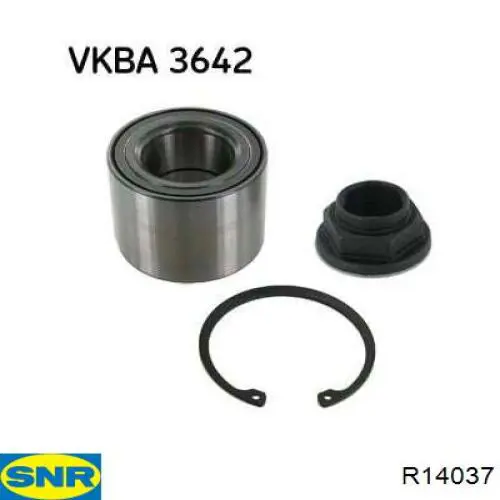 Подшипники задней ступицы SNR R14037 цена, от 52.28 USD
