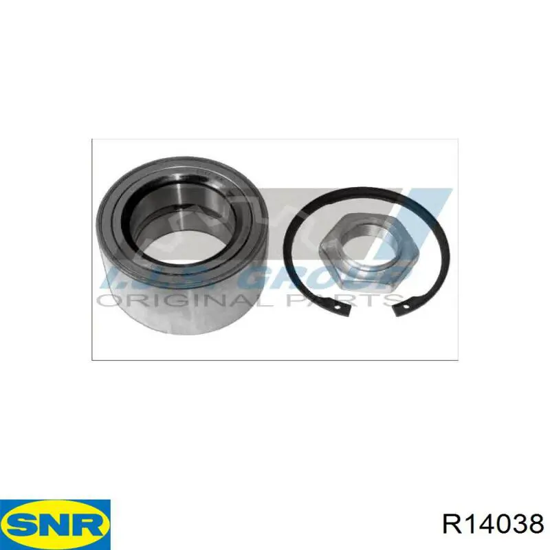 Комплект подшипника ступицы колеса SNR R14038 цена, от 23.00 USD