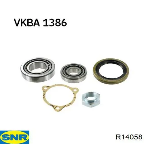Комплект подшипника ступицы колеса SNR R14058 цена, от 17.67 USD