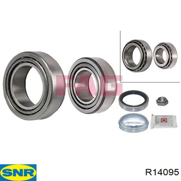 Подшипники задней ступицы SNR R14095 цена, от 35.08 USD