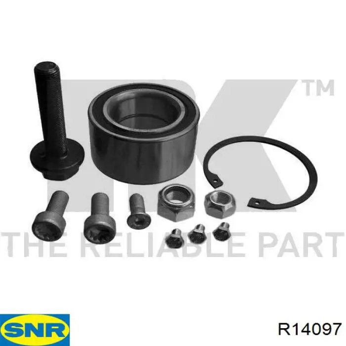 Комплект подшипника ступицы колеса SNR R14097 цена, от 40.35 USD