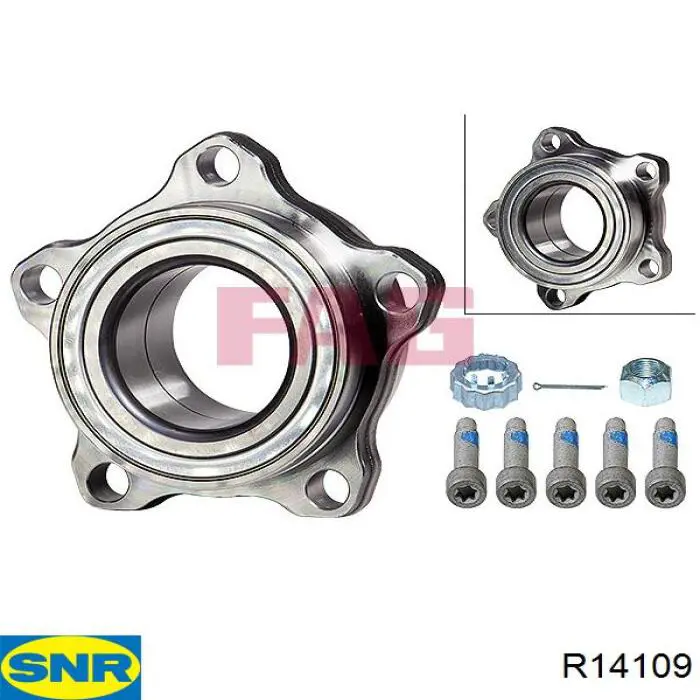 Комплект подшипника ступицы колеса SNR R14109 цена, от 60.60 USD