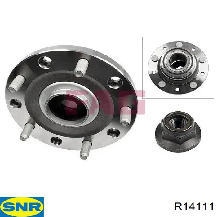 Ступица заднего колеса SNR R14111