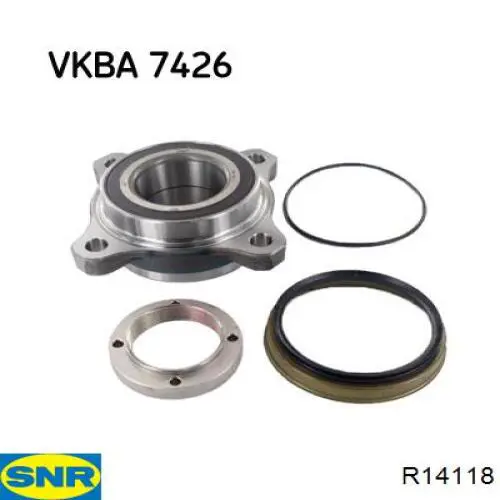 Купить R14118 SNR Подшипник передней ступицы