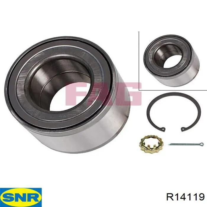 Подшипники задней ступицы SNR R14119 цена, от 48.14 USD