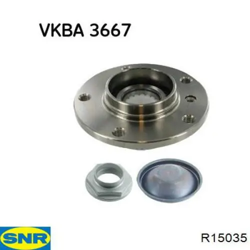 Ступицы передних колес SNR R15035 цена, от 72.65 USD