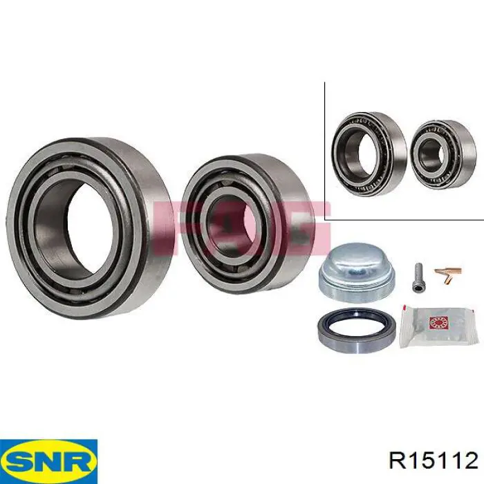 Комплект подшипника ступицы колеса SNR R15112 цена, от 28.18 USD