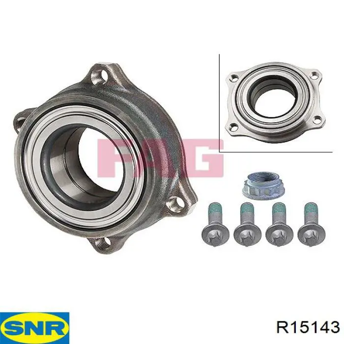 Купить R15143 SNR Подшипник задней ступицы
