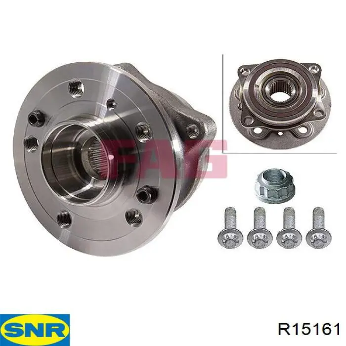 R151.61 SNR cubo dianteiro