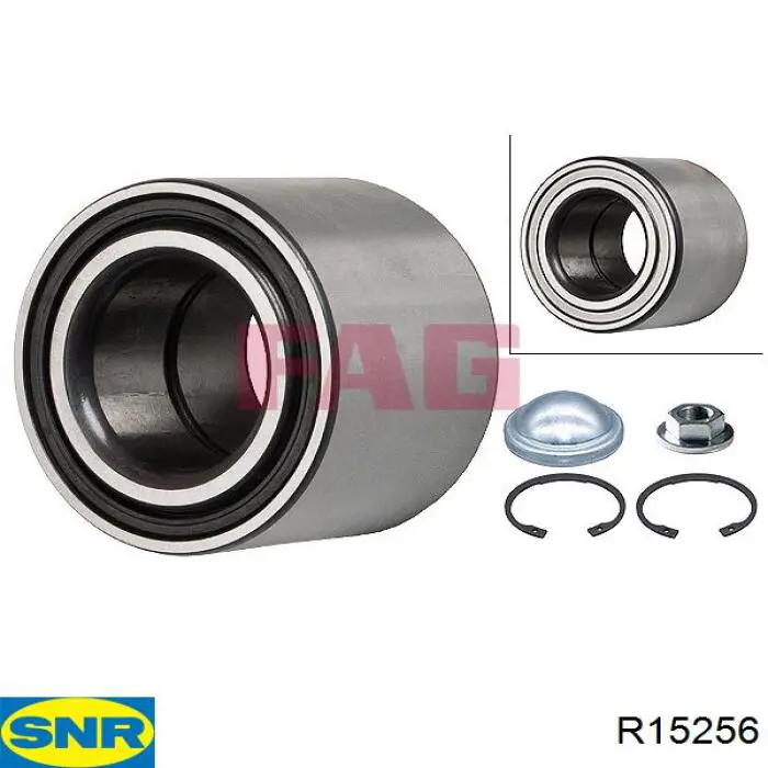 Подшипники задней ступицы SNR R15256 цена, от 16.53 USD