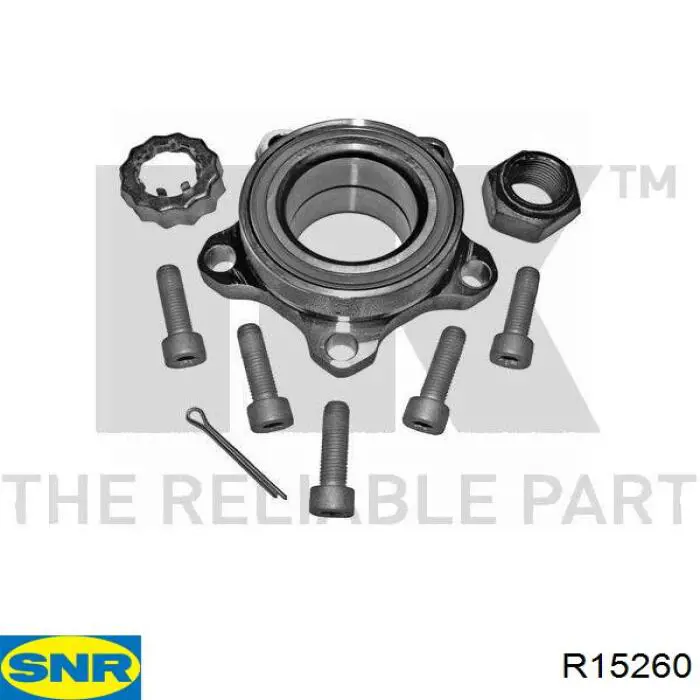 Комплект подшипника ступицы колеса SNR R15260 цена, от 32.12 USD