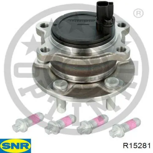 Cubo de rueda trasero R15281 SNR