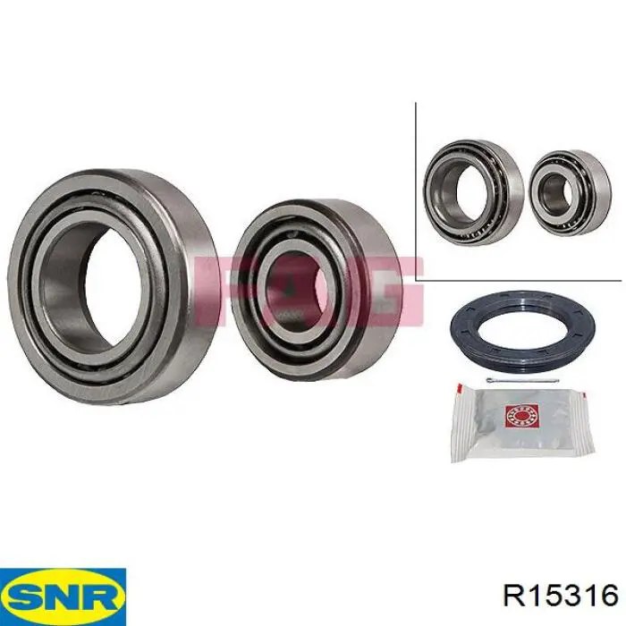 Подшипники задней ступицы SNR R15316 цена, от 15.43 USD