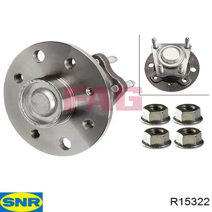 Купить R15322 SNR Задняя шпиндель