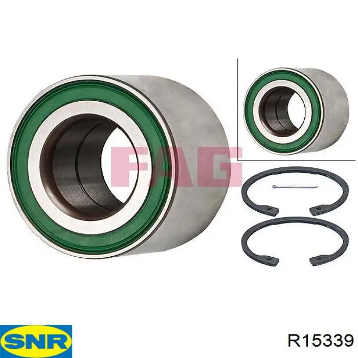 Cojinete de rueda delantero R15339 SNR