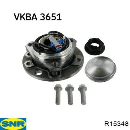 R15348 SNR Ступица колеса передняя