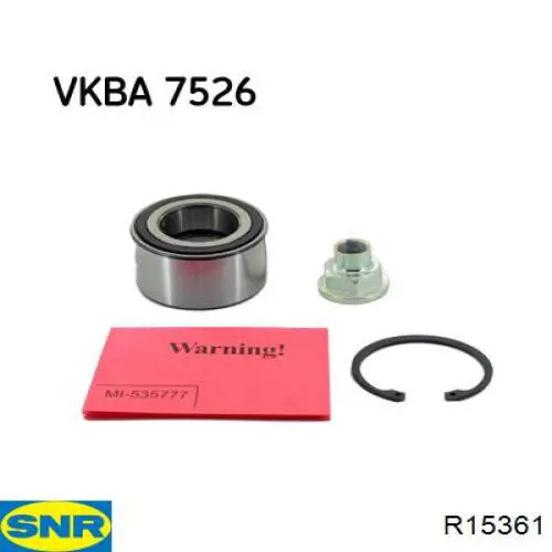 Купить R15361 SNR Подшипник передней ступицы