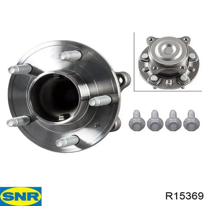 Задняя ступица R15369 SNR