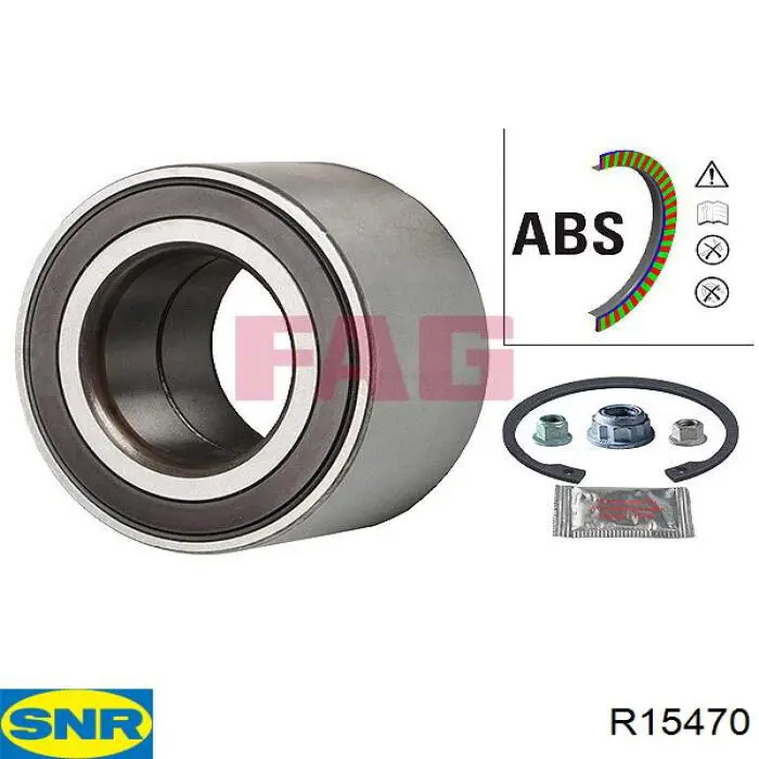 Подшипник ступицы R15470 SNR