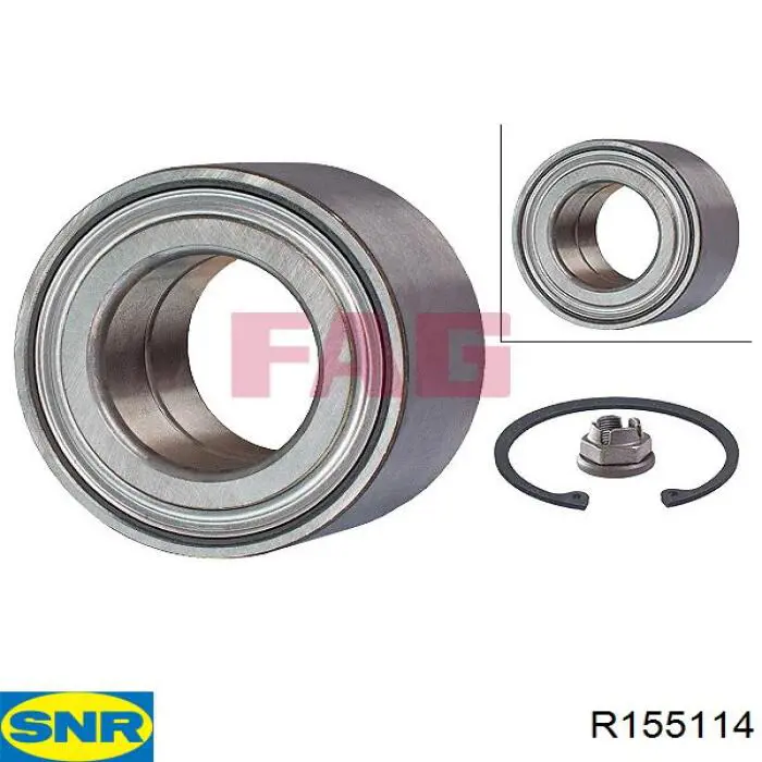 Купить R155114 SNR Подшипник задней ступицы