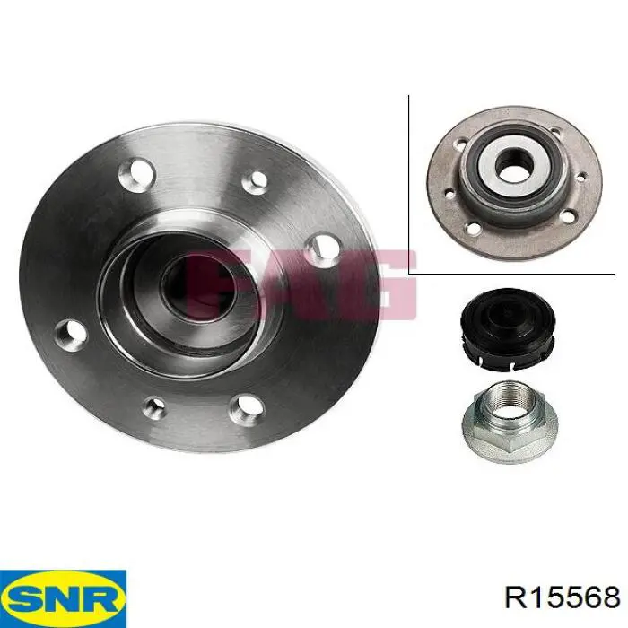 Купить R15568 SNR Задняя шпиндель