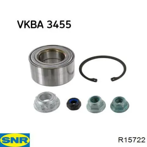 Комплект подшипника ступицы колеса SNR R15722 цена, от 26.33 USD
