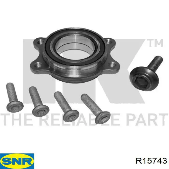 Комплект подшипника ступицы колеса SNR R15743 цена, от 56.79 USD