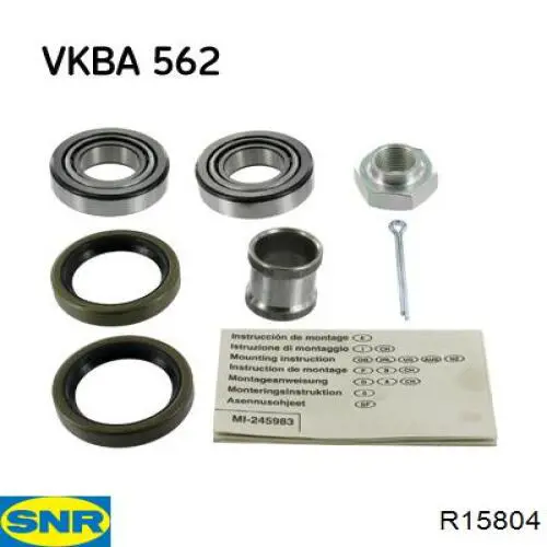 VKBA562 SKF Подшипник ступицы задней