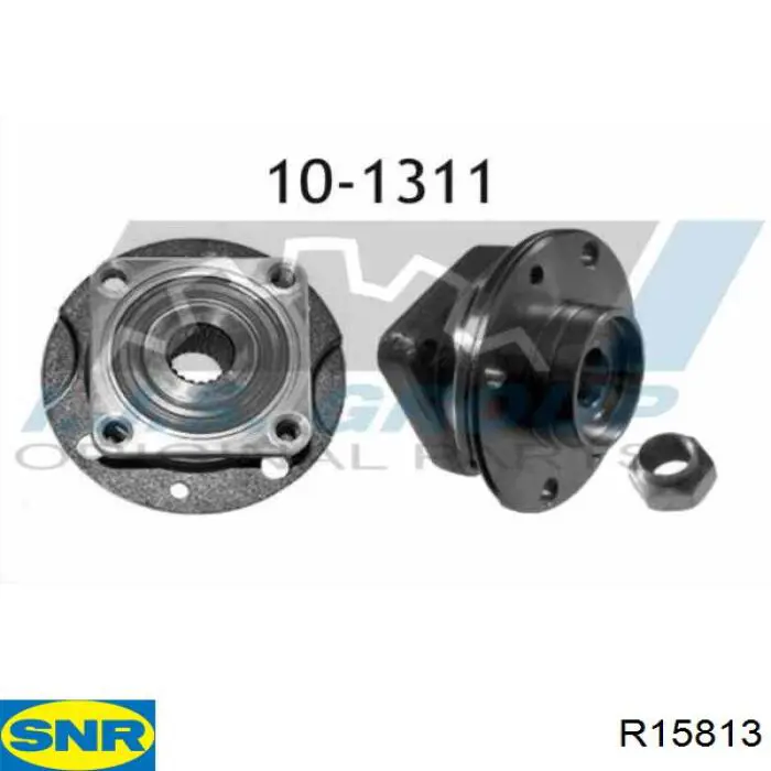 Ступица передняя R15813 SNR