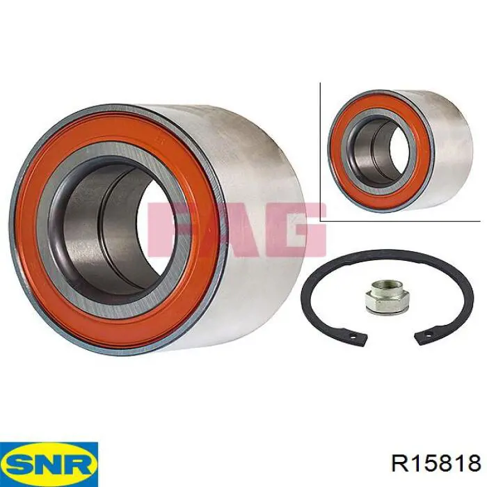 Купить R15818 SNR Подшипник передней ступицы