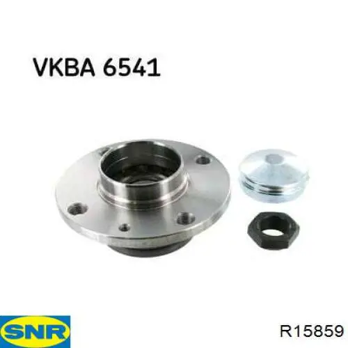 Cubo de rueda trasero R15859 SNR