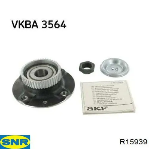 Ступицы задних колес SNR R15939 цена, от 62.25 USD