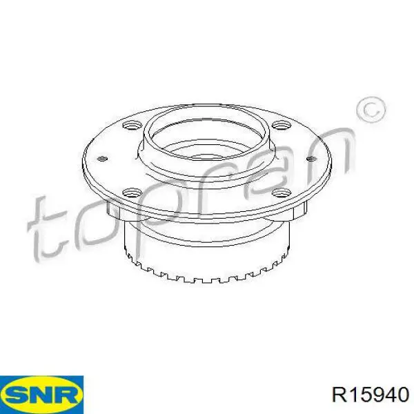 R15940 SNR Ступица задняя