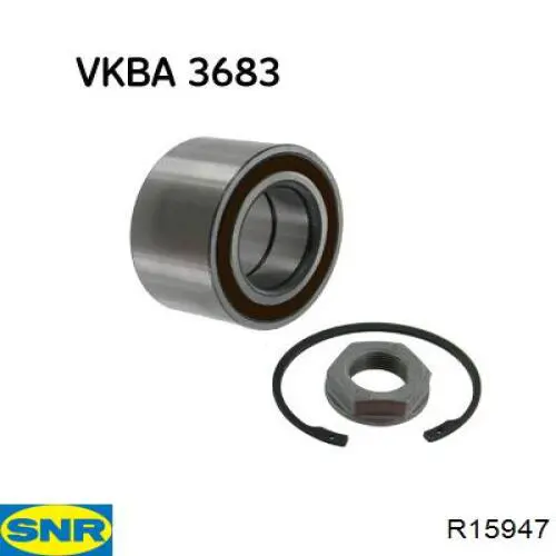 Комплект подшипника ступицы колеса SNR R15947 цена, от 39.36 USD