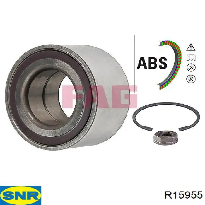 Подшипник ступицы R15955 SNR
