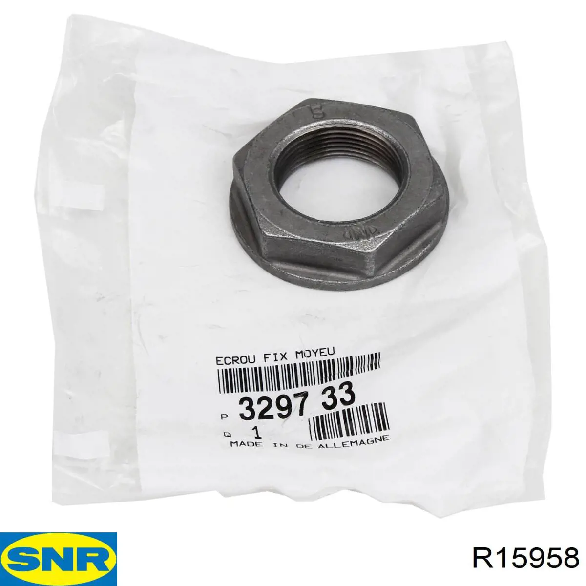 R15958 SNR Подшипник ступицы передней