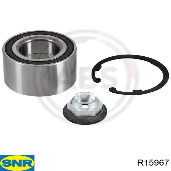 Комплект подшипника ступицы колеса SNR R15967 цена, от 48.70 USD
