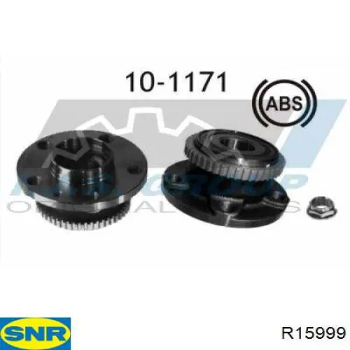 Ступицы задних колес SNR R15999 цена, от 39.01 USD