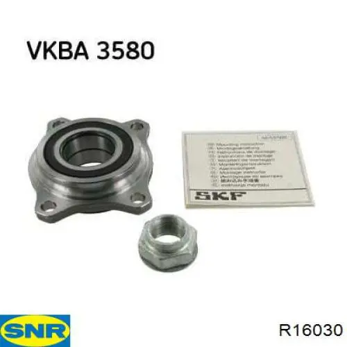 Комплект подшипника ступицы колеса SNR R16030 цена, от 58.47 USD