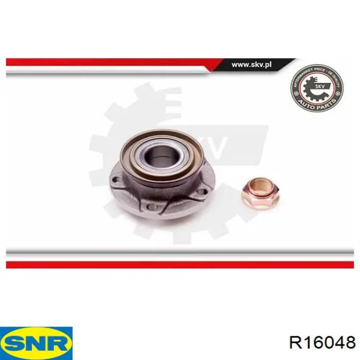 R16048 SNR Подшипник ступицы задней