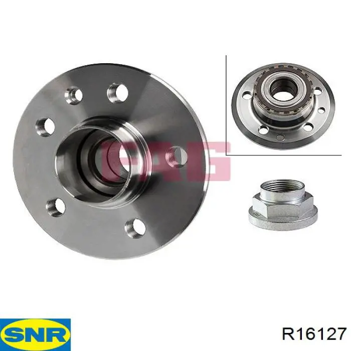 Купить R16127 SNR Подшипник задней ступицы